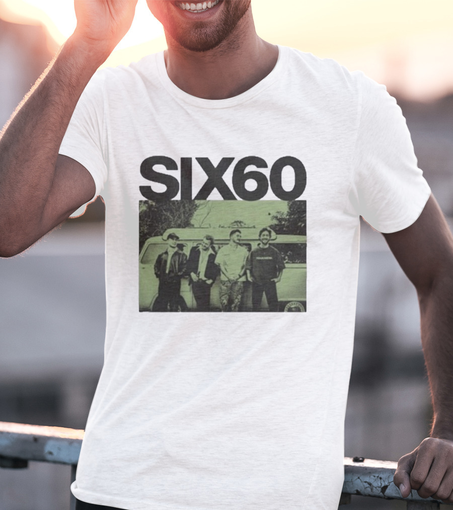 SIX60 The Van Band Photo Vintage Style T-Shirt