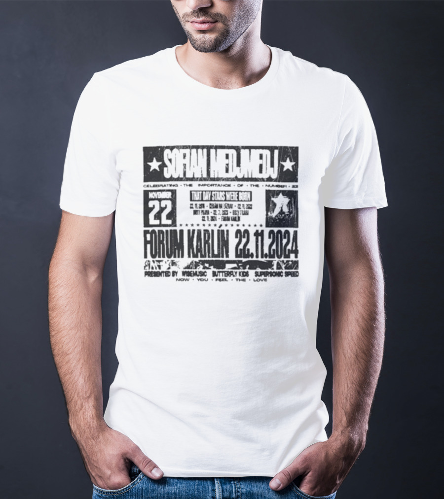 Sofian Medjmedj Czechoslovakia Event Forum Karlin 22 11 2024 T-Shirt