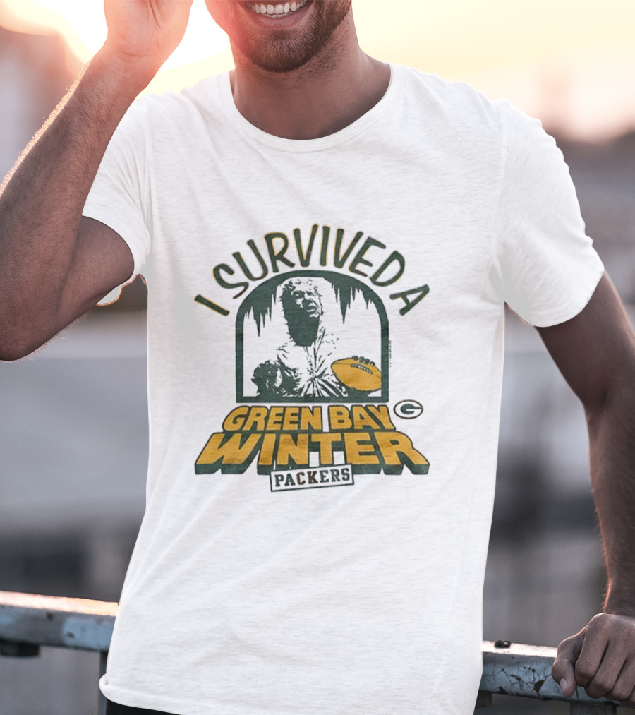 I Survived A Green Bay Winter Packers Star Wars Crossover T-Shirt