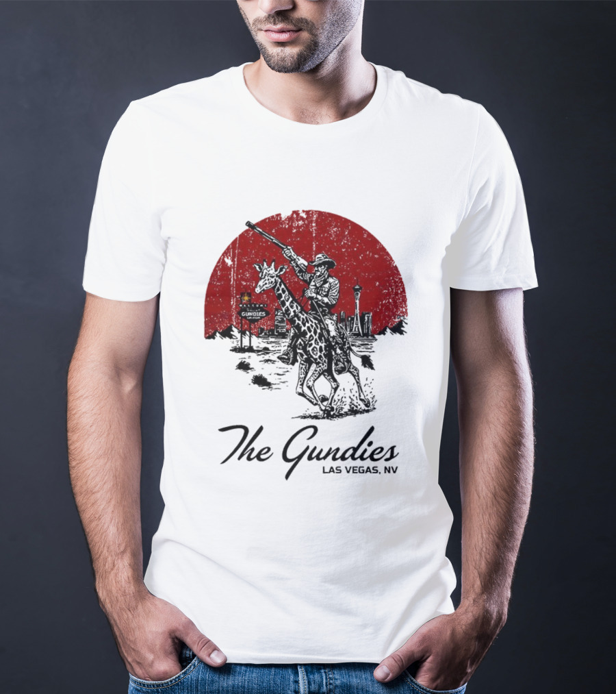 The Gundies Las Vegas Cowboy Giraffe Adventure T-Shirt