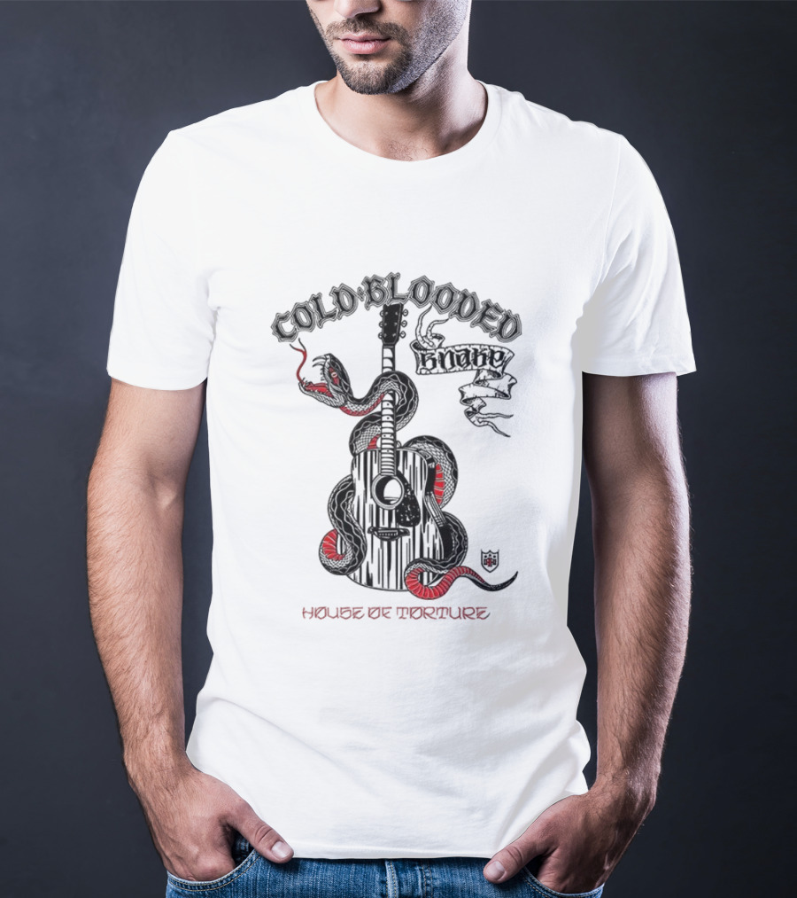 Cold Blooded Snake Guitar House Of Torture T-Shirt