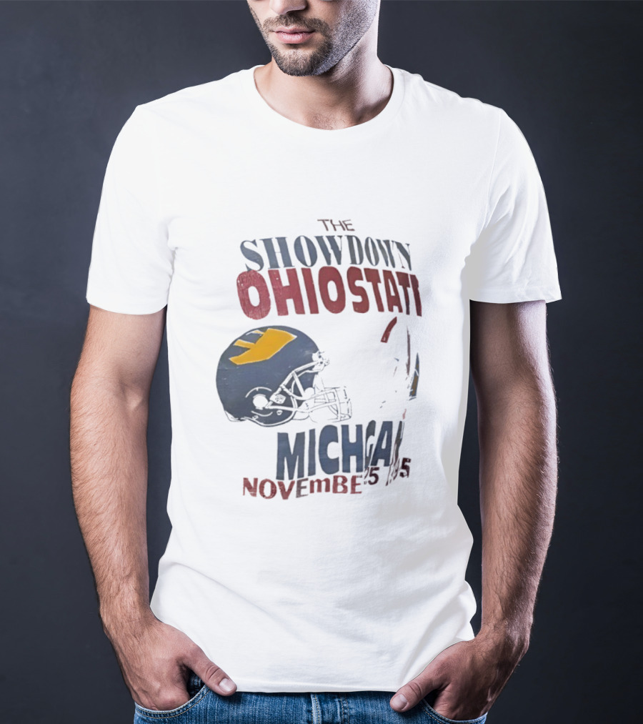 Ohio State Buckeyes Vs Michigan Wolverines Showdown November 25th 1995 T-Shirt