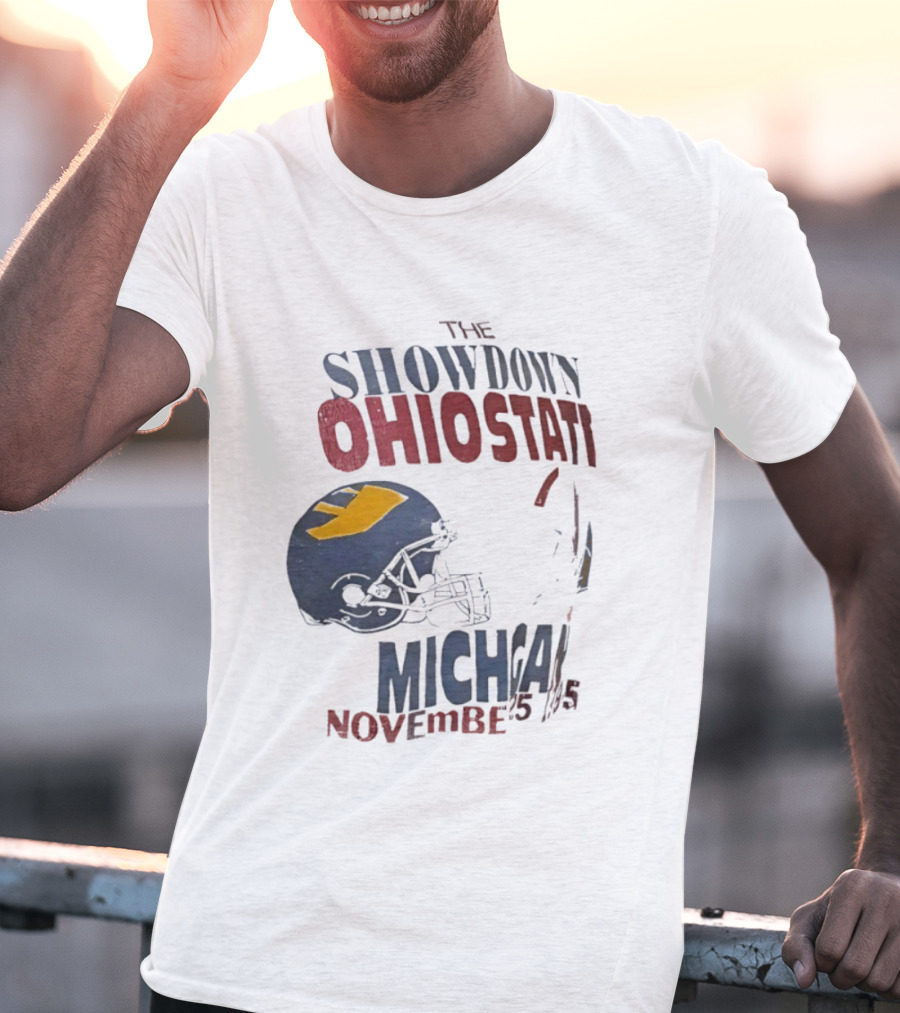 Ohio State Buckeyes Vs Michigan Wolverines Showdown November 25th 1995 T-Shirt