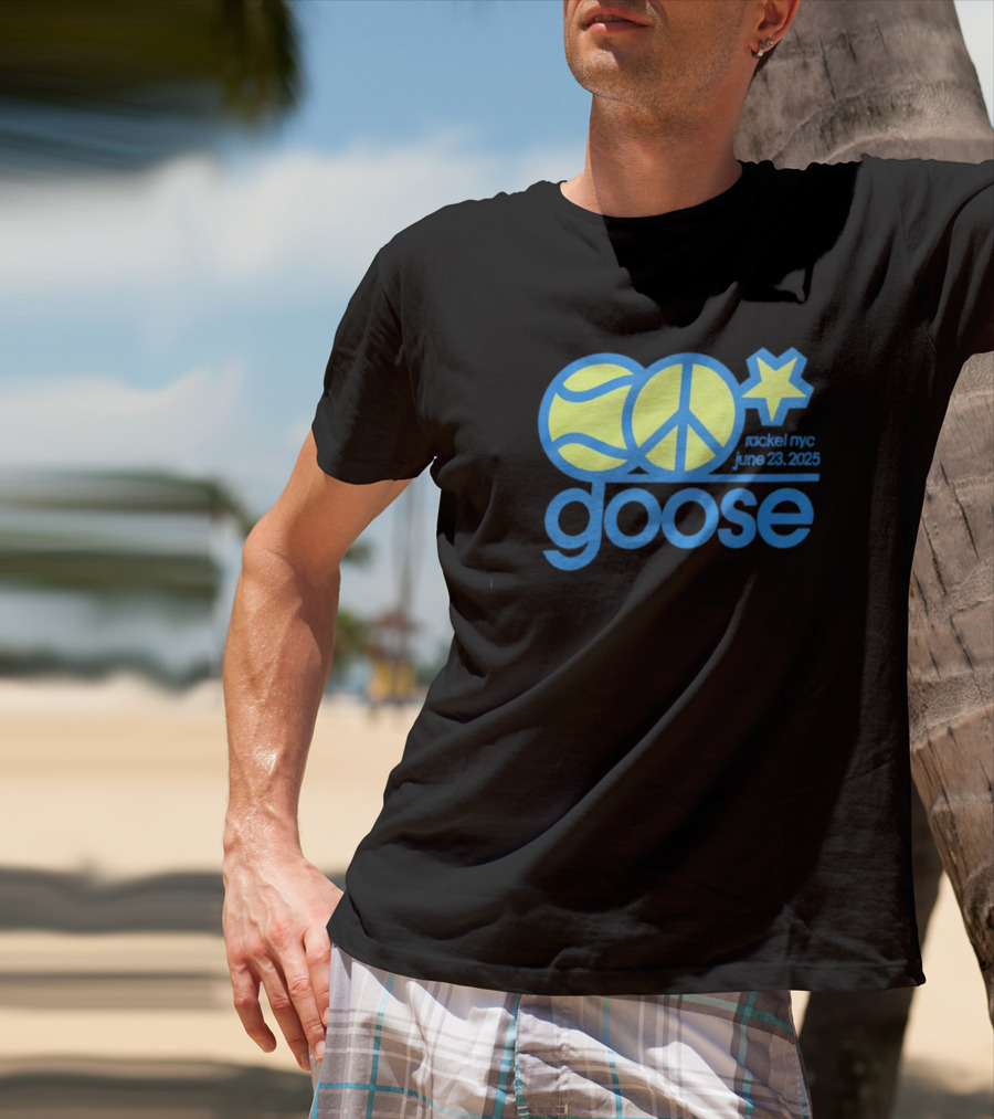 Goose Tennis Peace Star Event NYC June 23 2025 T-Shirt