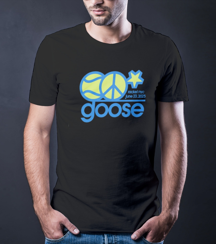 Goose Tennis Peace Star Event NYC June 23 2025 T-Shirt
