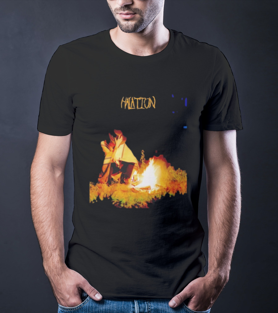 Halation Campfire Tour 2026 Cozy Wilderness Adventure T-Shirt