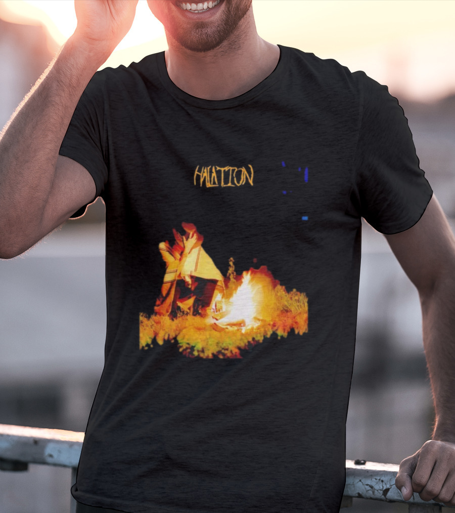Halation Campfire Tour 2026 Cozy Wilderness Adventure T-Shirt
