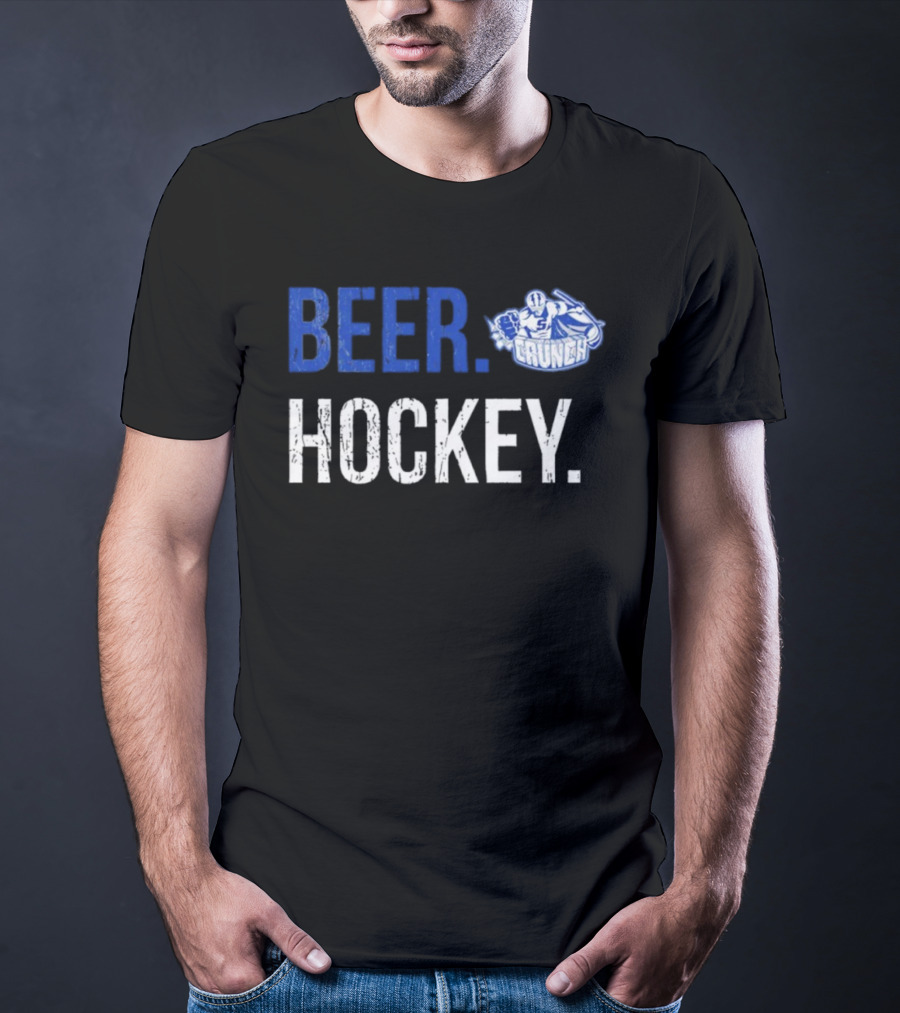 Syracuse Crunch Beer Hockey Enthusiast Apparel T-Shirt