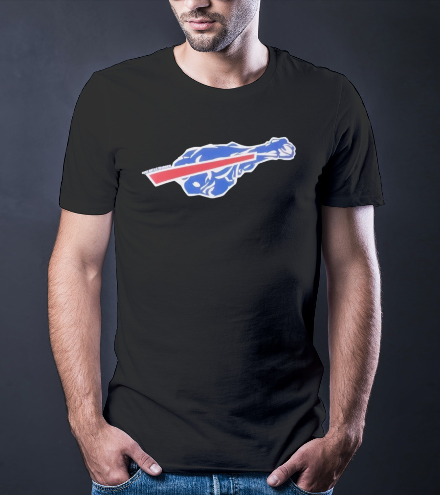 Buffalo Bills Wing It Hamburg Chicken Wing Football Combo T-Shirt