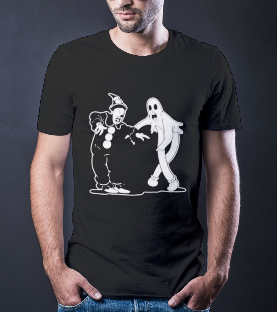 DC Lidstone Koko The Clown And Ghost Dancing Vintage Cartoon Style T-Shirt