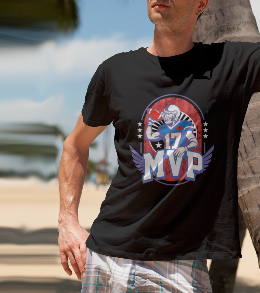 MVP JA17 Buffalo Bills Football Star Quarterback T-Shirt