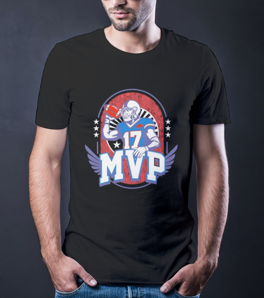 MVP JA17 Buffalo Bills Football Star Quarterback T-Shirt