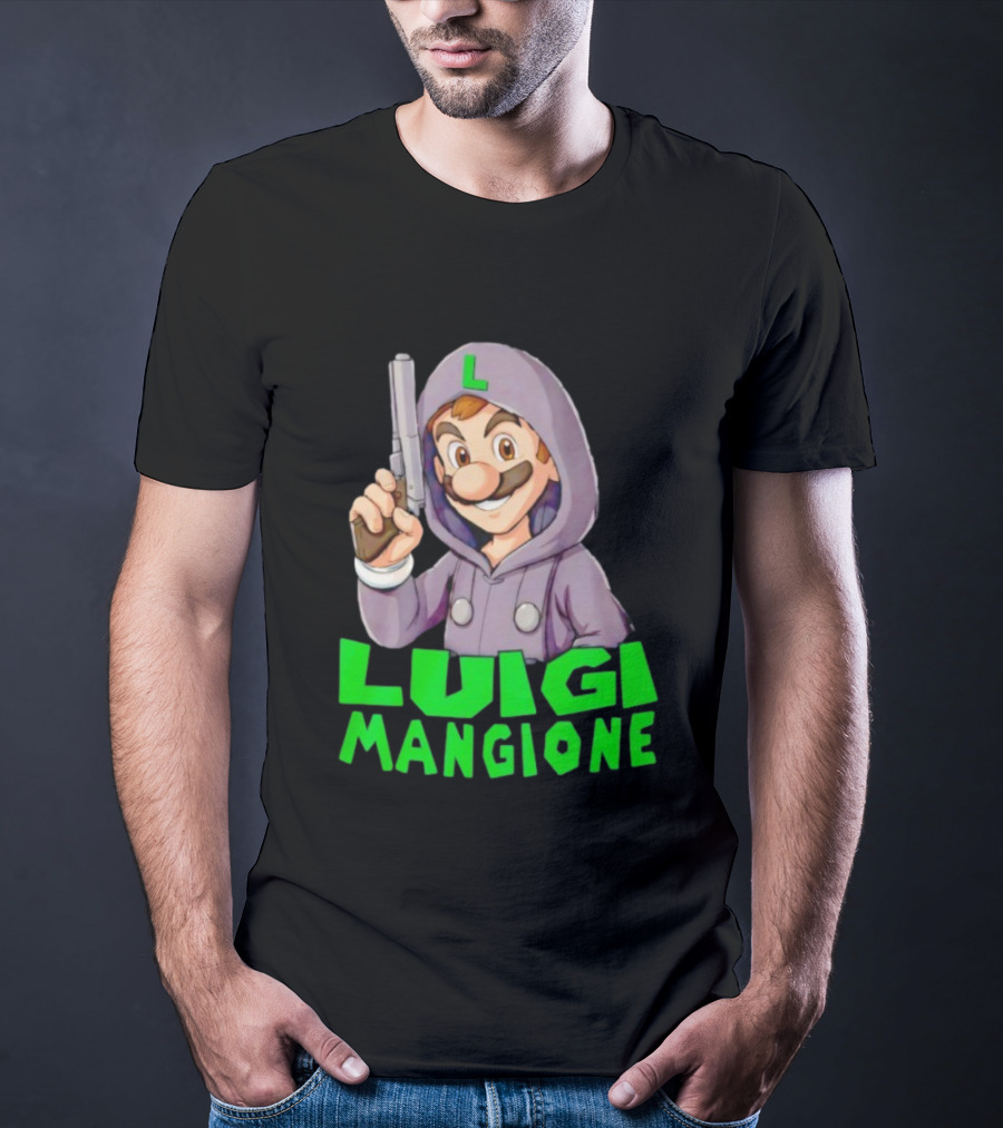 Luigi Mangione Nintendo Persona T-Shirt