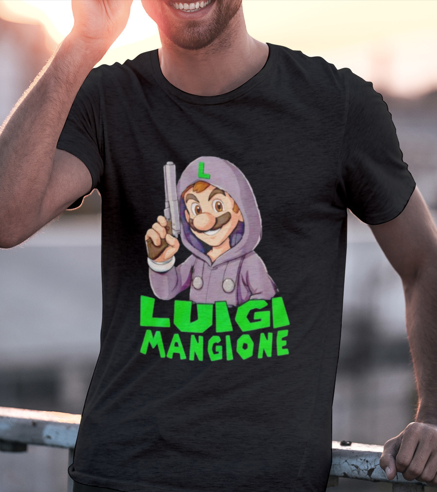Luigi Mangione Nintendo Persona T-Shirt