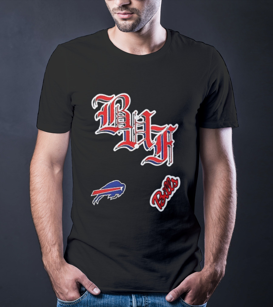 Buffalo Bills BAF Vintage Style Symbol And Script T-Shirt