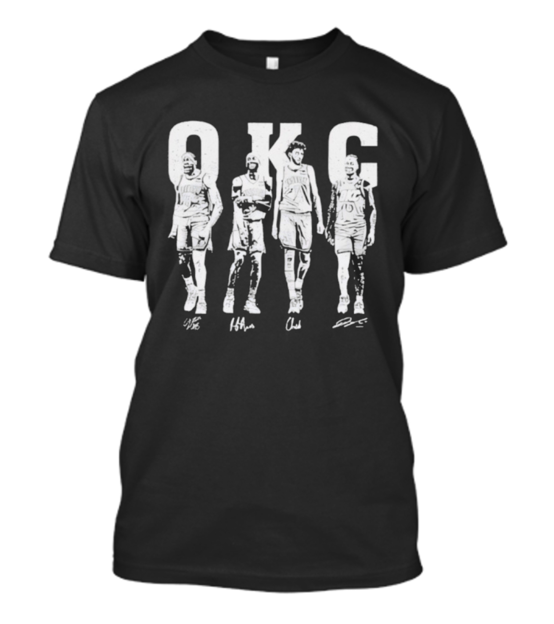 OKC Shai Gilgeous Holmgren Williams Basketball Vintage T-Shirt