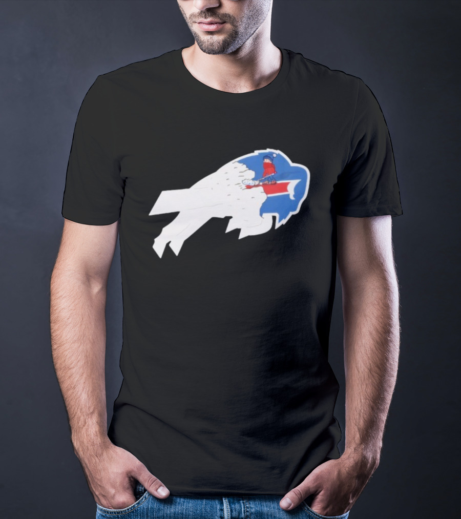 Buffalo Bills Winter Snow Plow Kid Theme T-Shirt