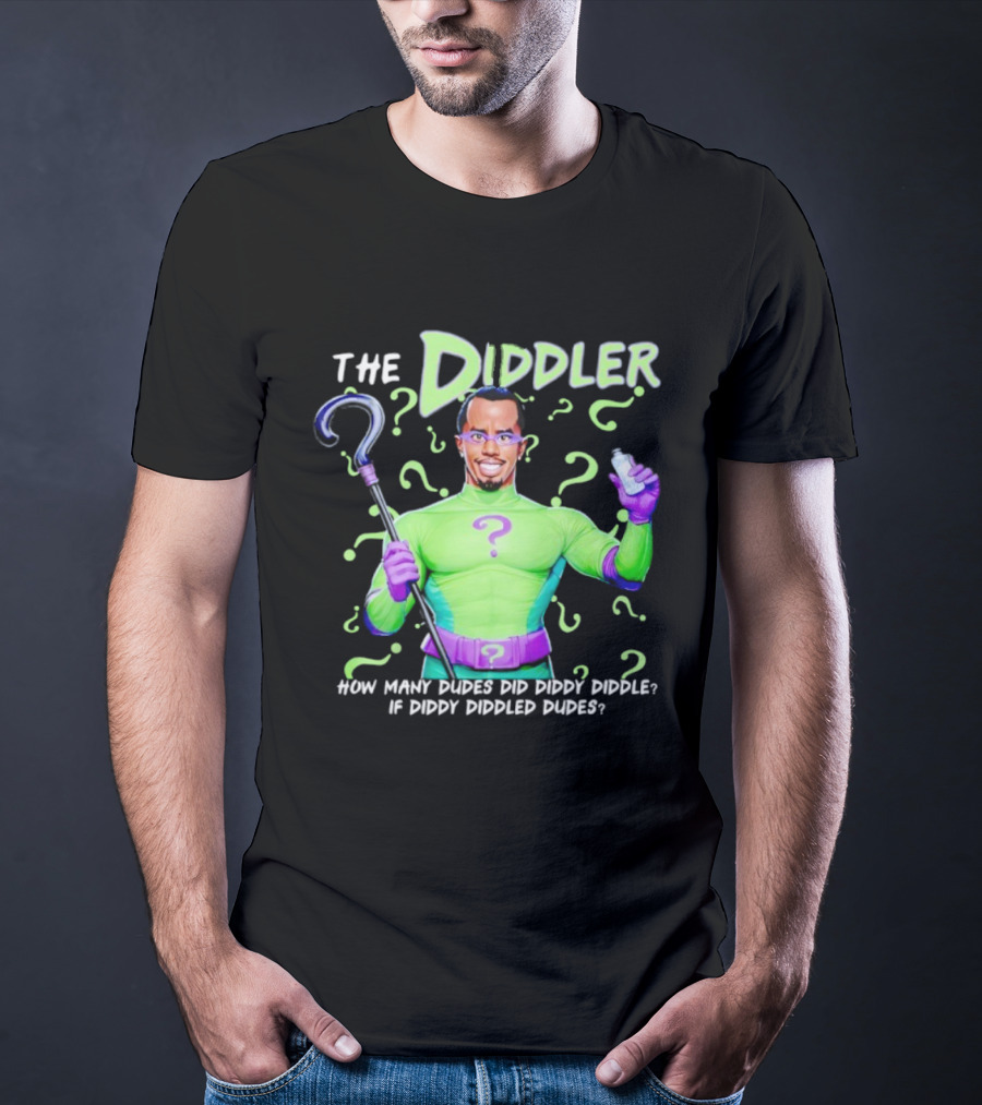 The Ediddler Diddler Diddy Diddle Dudes Mystery Questions T-Shirt