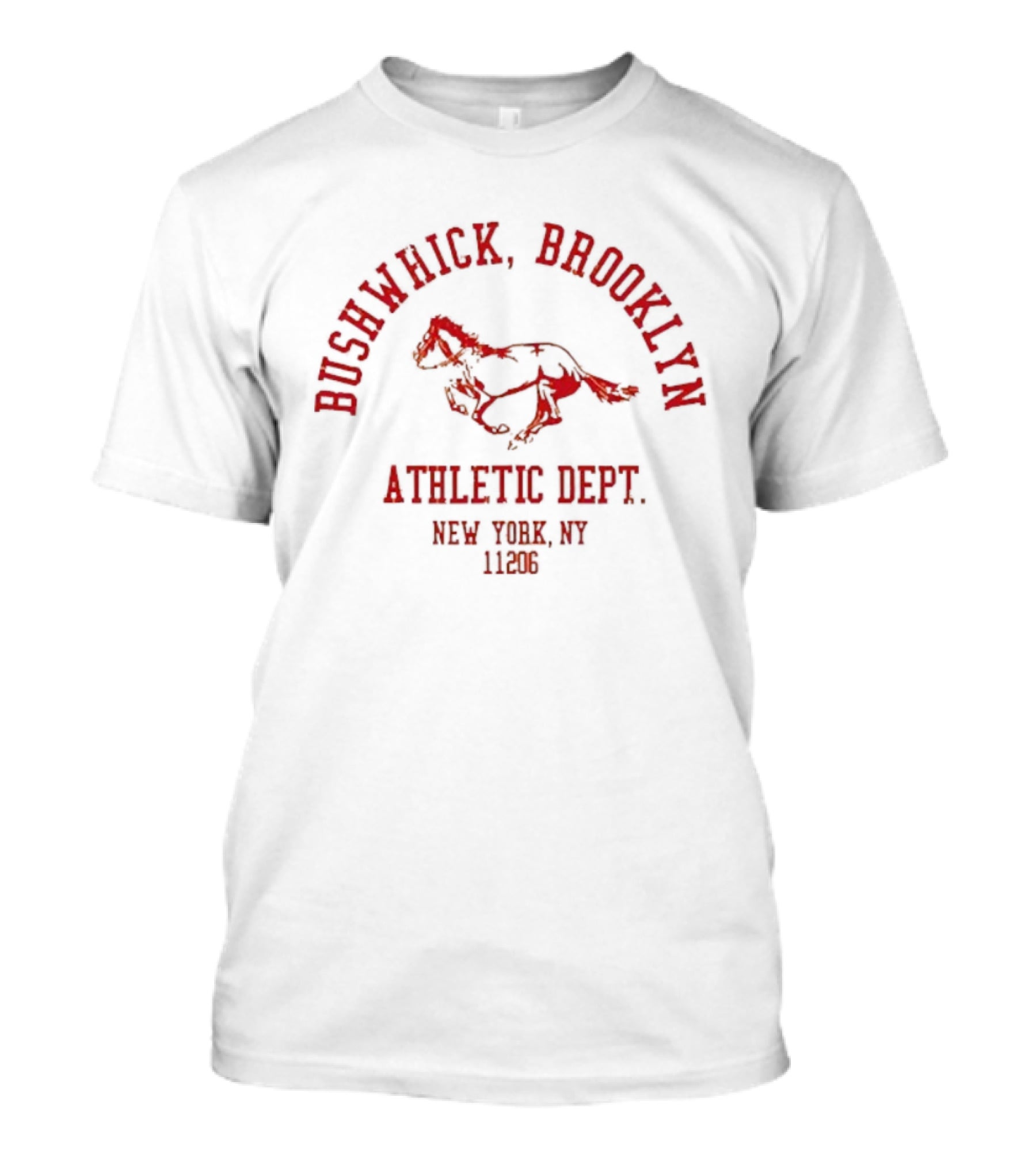 Bushwick Brooklyn NY Athletic Dept New York City 1980 Bulldog T-Shirt