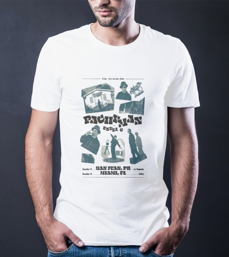 Pachyman Live San Juan PR December 12 2025 Announcement T-Shirt