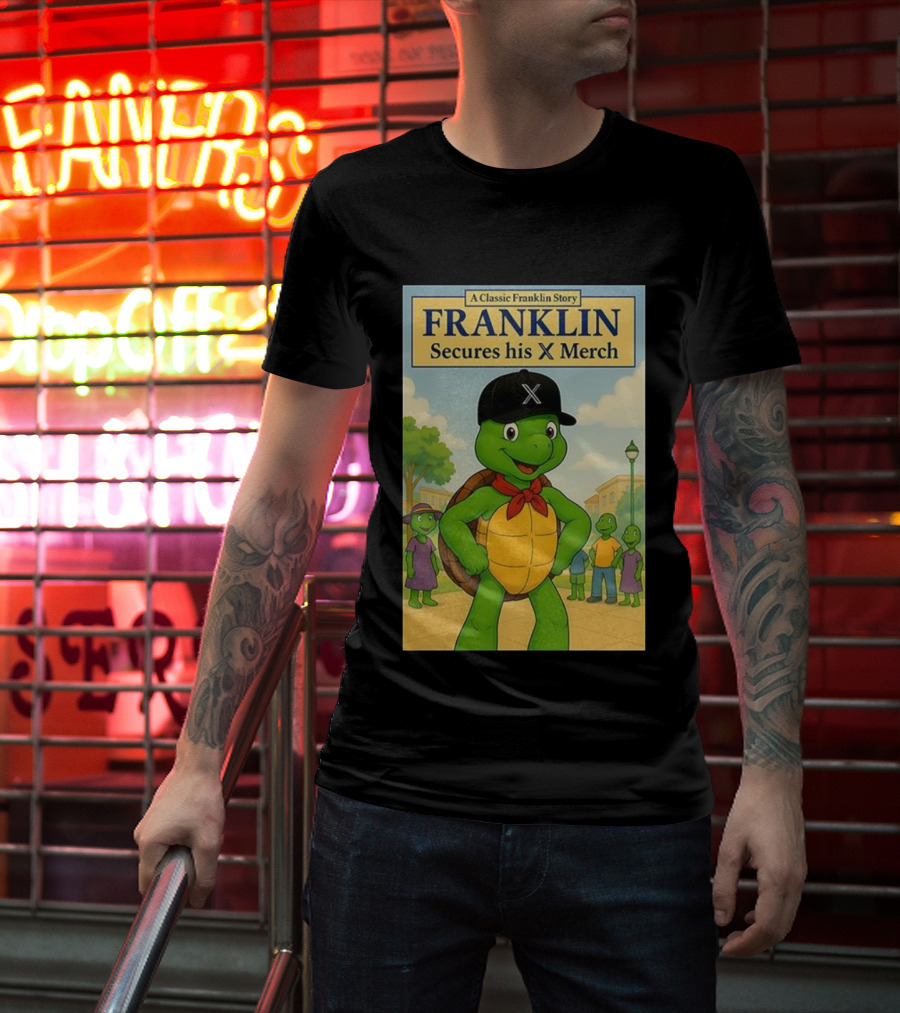 Franklin Secures His X Merch A Classic Franklin Story T-Shirt