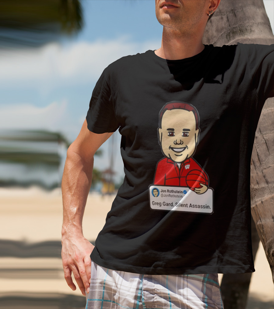 Greg Gard Silent Assassin Jon Rothstein Cartoon Basketball T-Shirt