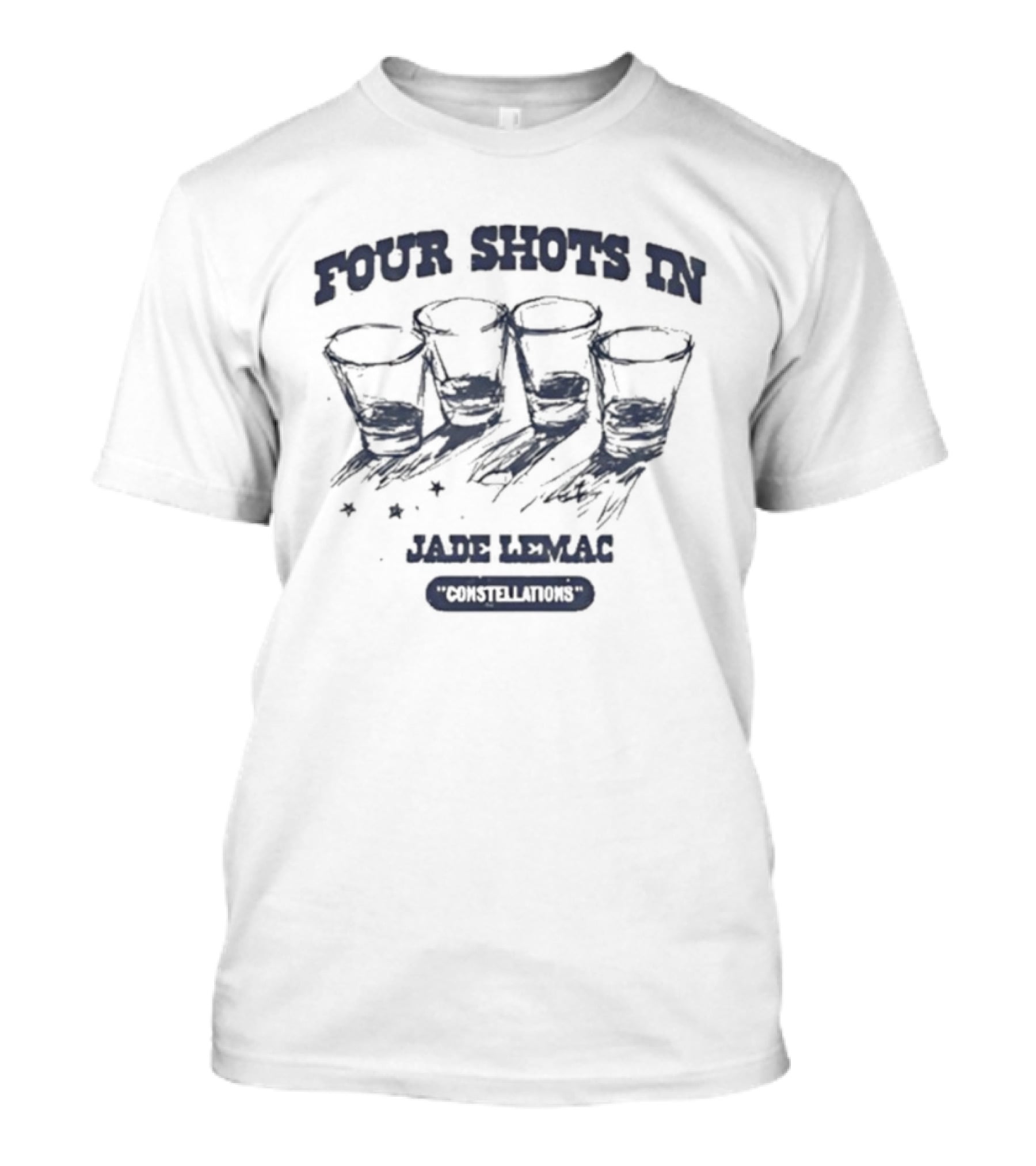 Four Shots In Jade Lemac Constellations T-Shirt