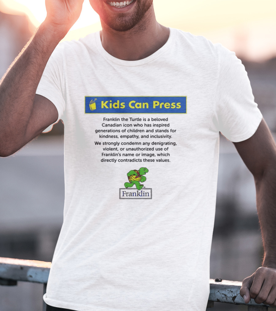 Kids Can Press Franklin The Turtle Icon Kindness Empathy Inclusivity T-Shirt