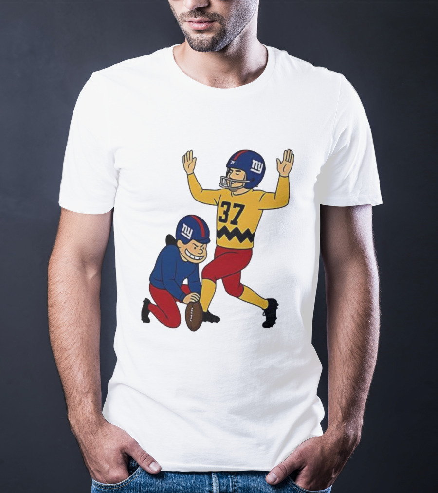 Younghoe Koo Charlie Brown Giants Football Kicker Miss Meme 37 T-Shirt