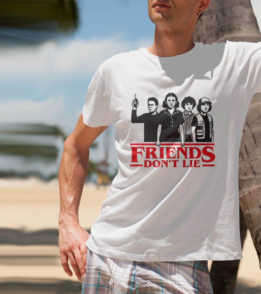 FRIENDS DON'T LIE Stranger Things Silhouettes 2025 T-Shirt