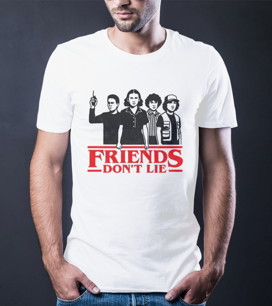 FRIENDS DON'T LIE Stranger Things Silhouettes 2025 T-Shirt