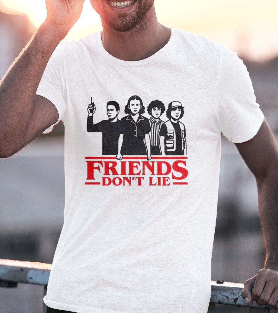 FRIENDS DON'T LIE Stranger Things Silhouettes 2025 T-Shirt