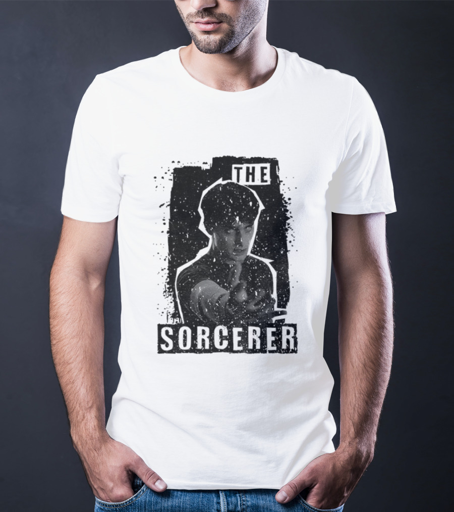 The Sorcerer Black And White Stranger Things Vintage Nostalgia T-Shirt