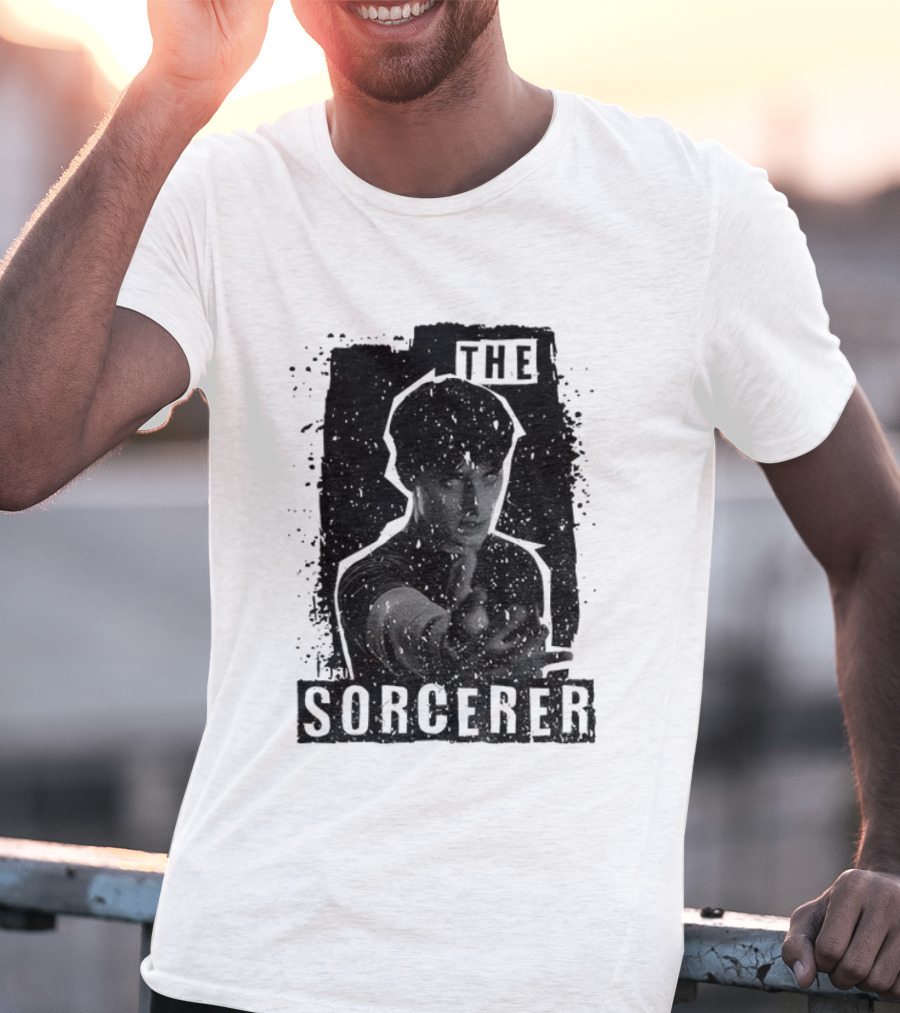 The Sorcerer Black And White Stranger Things Vintage Nostalgia T-Shirt