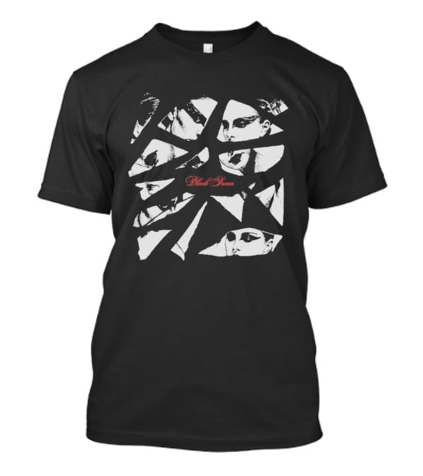Black Swan Shattered Faces Fragments T-Shirt