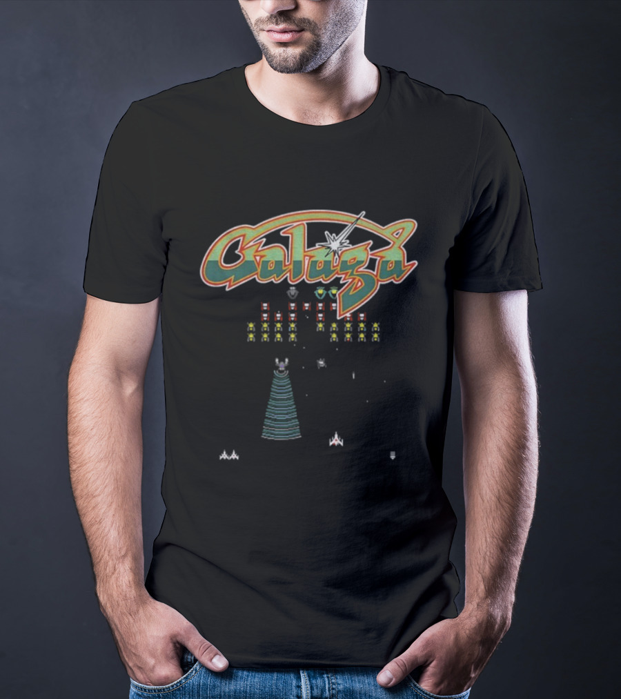 Galaga 1981 Iconic Arcade Shooter Nostalgia T-Shirt