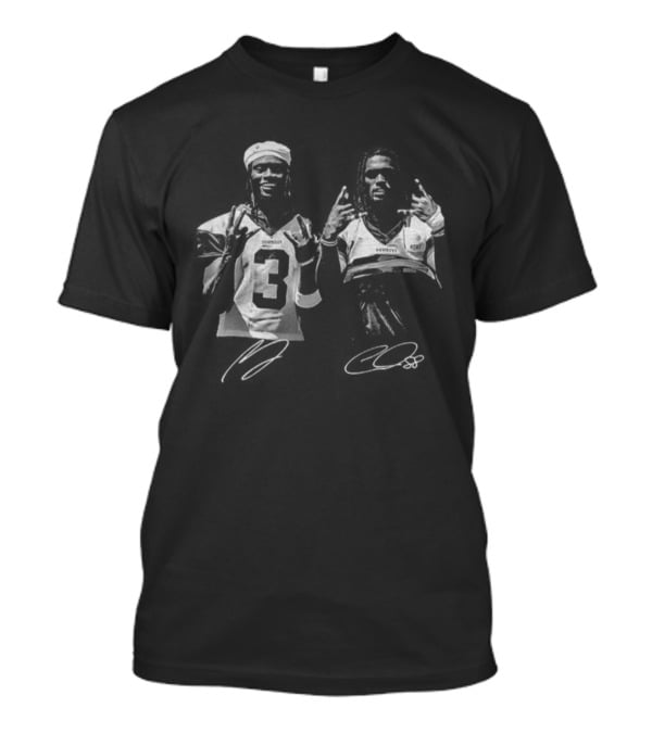 George Pickens And Ceedee Lamb Dallas Football American Signature Graphic T-Shirt