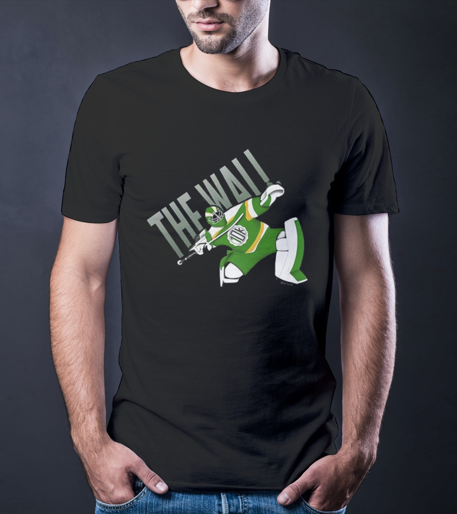 Jesper Wallstedt The Wall Minnesota Wild Goalie T-Shirt