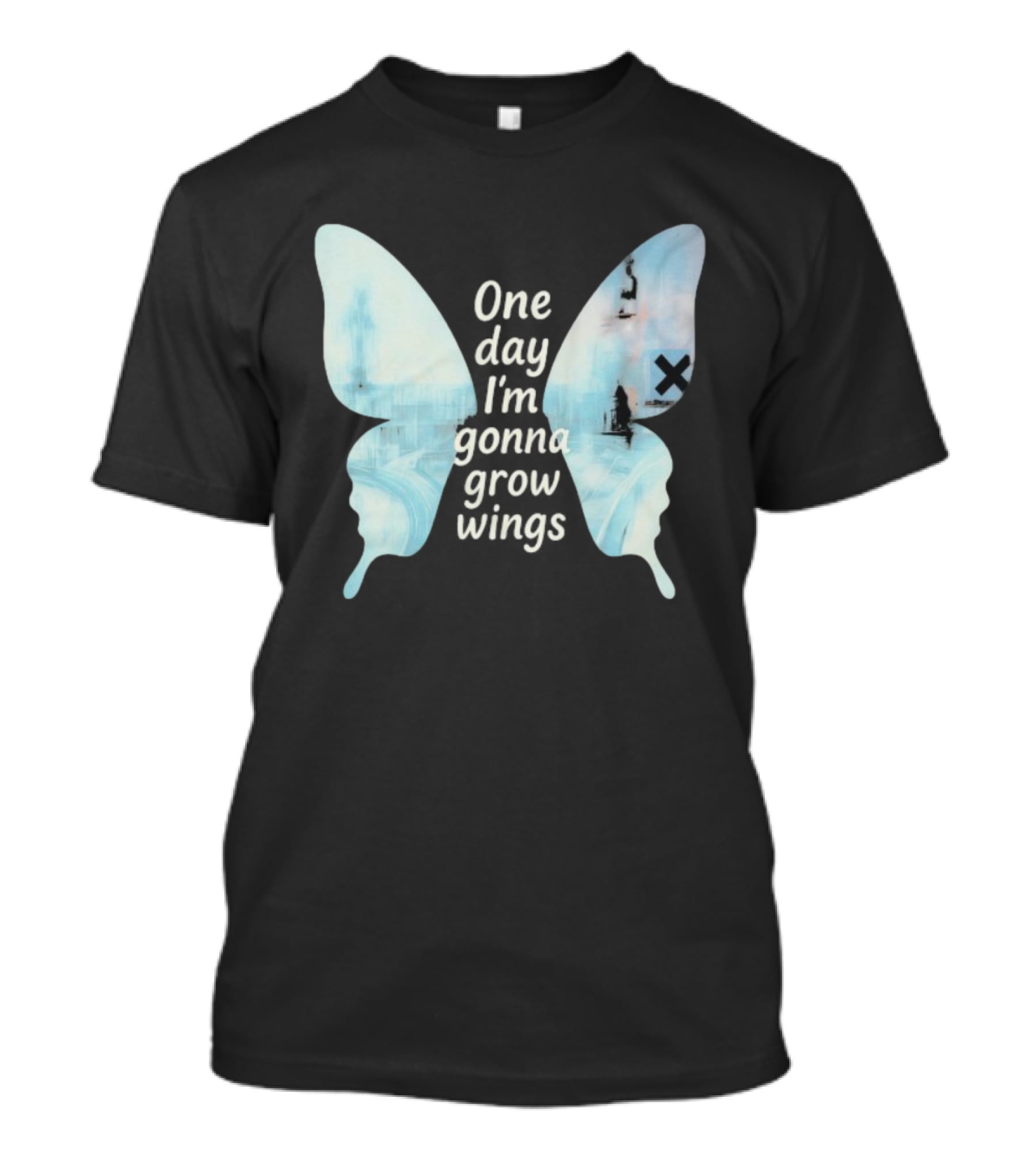 Radiohead One Day I’m Gonna Grow Wings Butterfly Album Art Concept T-Shirt