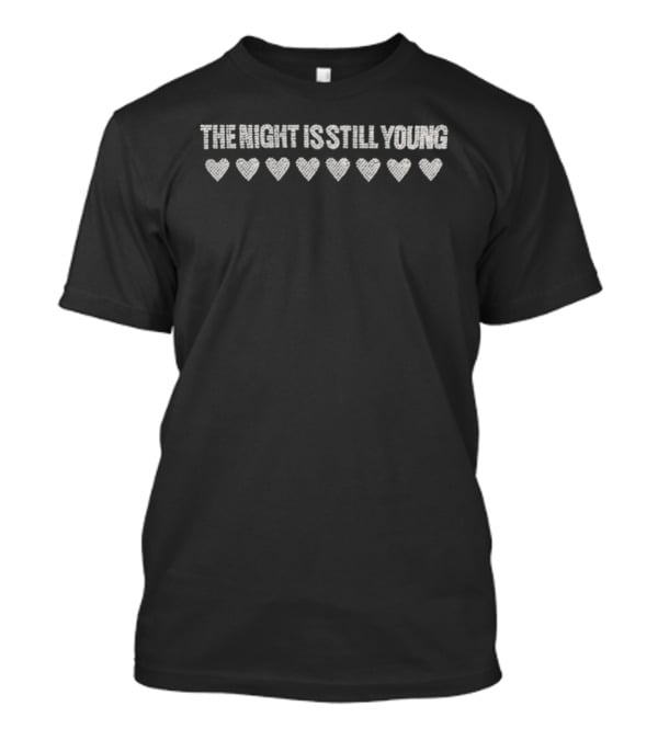 Nicki Minaj The Night Is Still Young Heart Rhinestones T-Shirt