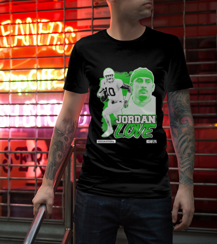 Jordan Love Green Bay Packers Dreamathon NFL Football T-Shirt