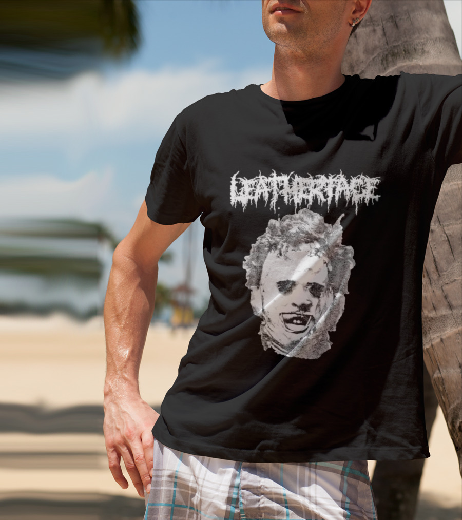 The Texas Chainsaw Massacre Metal Face Horror Icon Classic T-Shirt