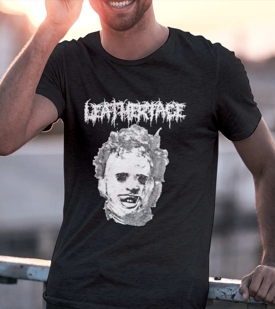 The Texas Chainsaw Massacre Metal Face Horror Icon Classic T-Shirt