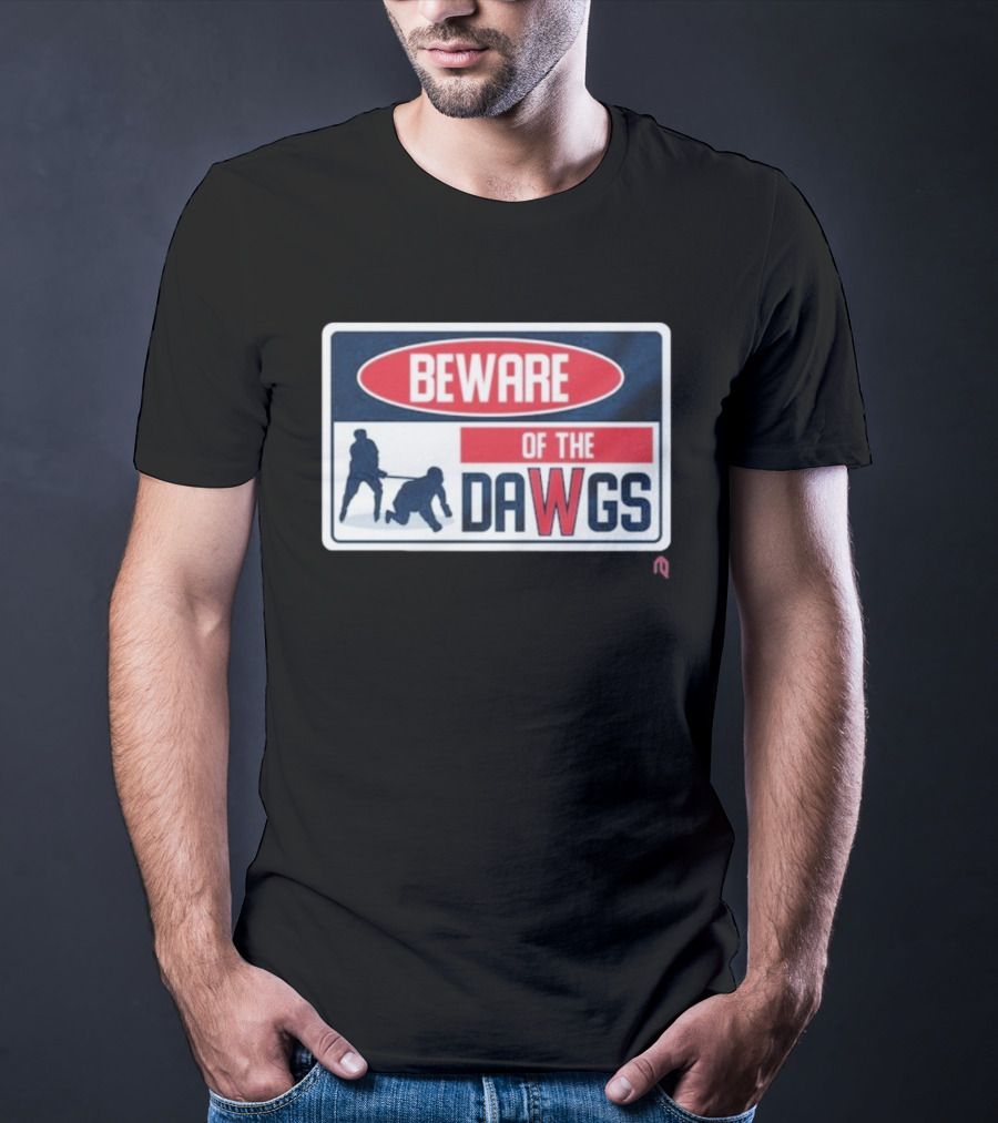 Beware Of The Dawgs Hockey Players Washington Capitals T-Shirt