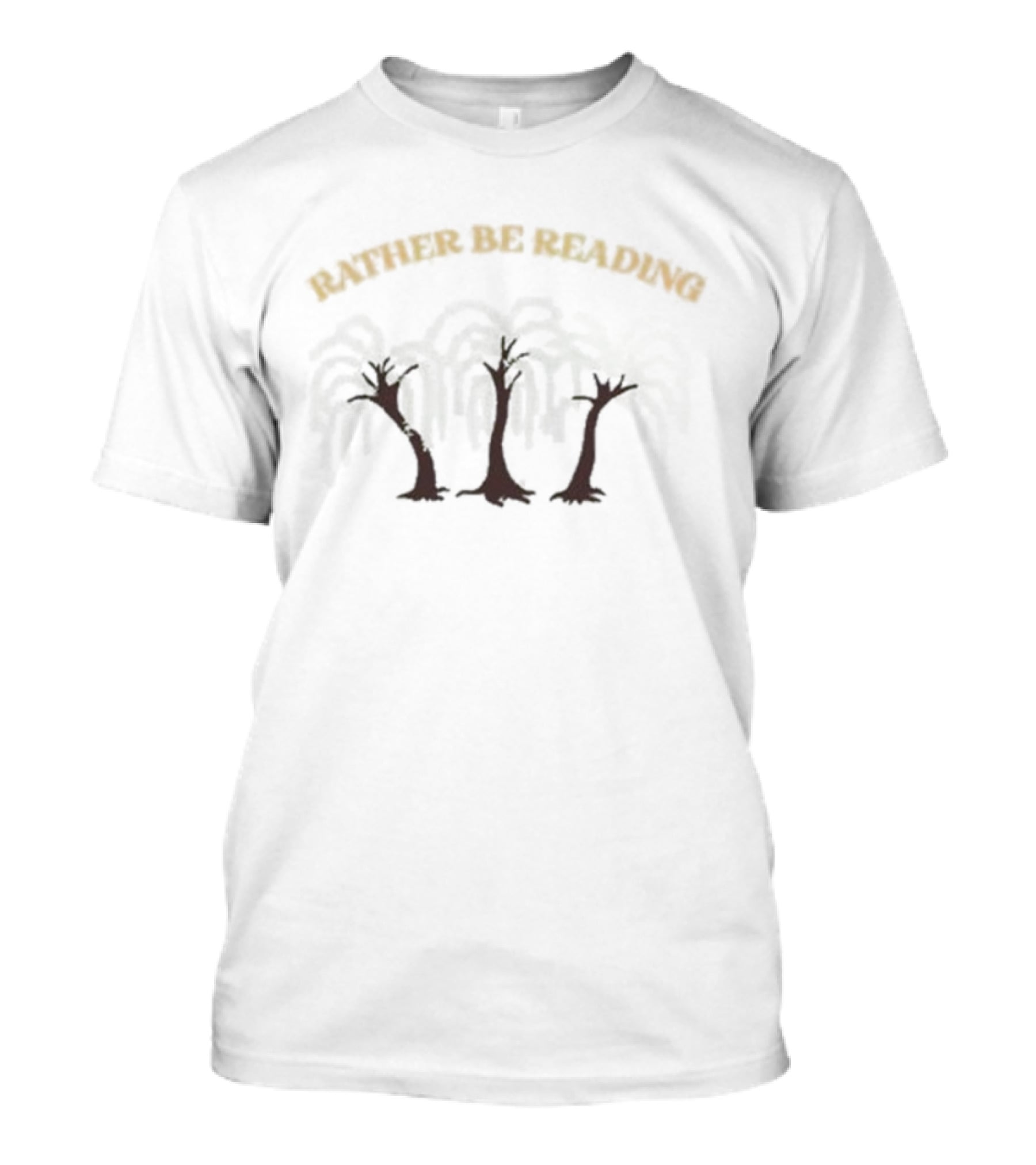 Rather Be Reading Lilsimsie Palm Trees T-Shirt