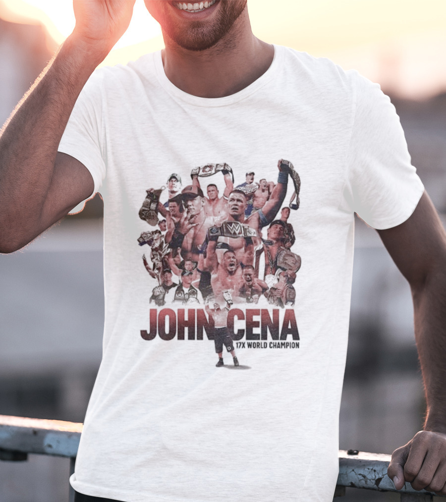 John Cena The World Champion WrestleMania 17th Championship T-Shirt