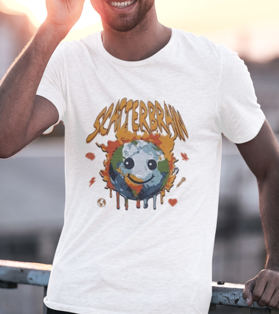 ScatterBrain Smiling Earthburst T-Shirt