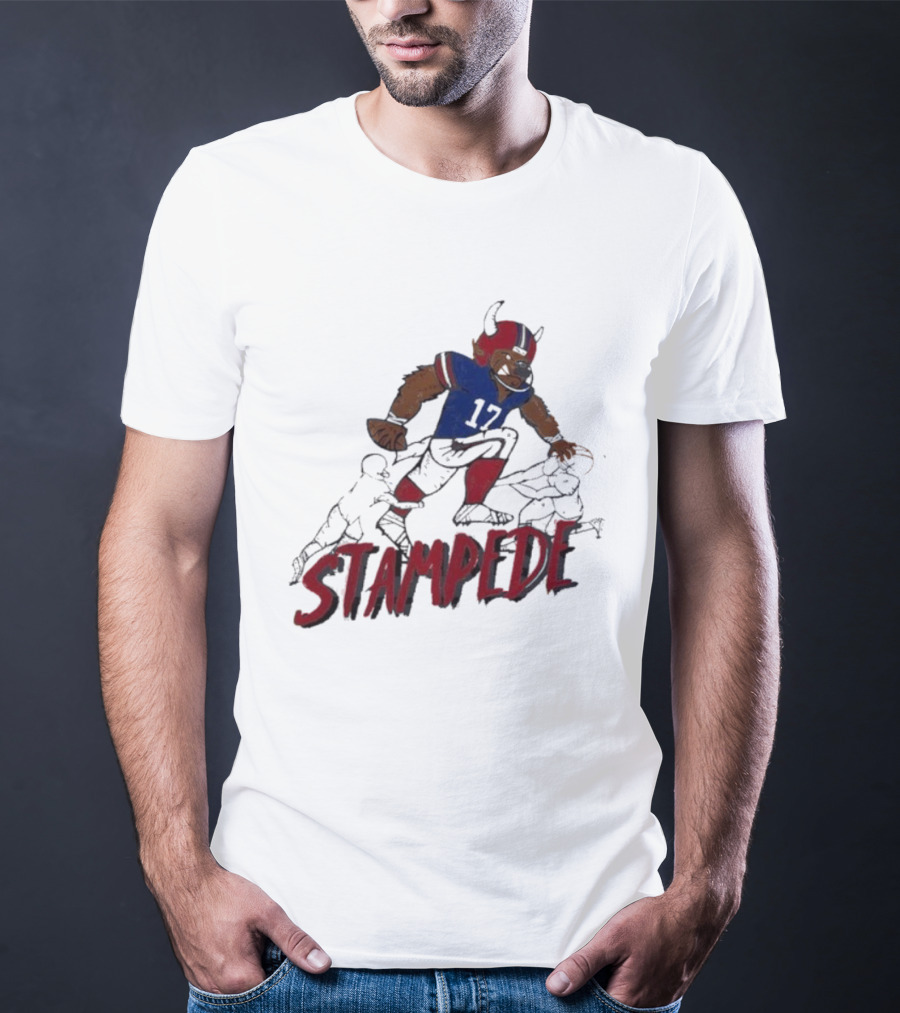 Stampede 17 Buffalo Bills Mascot Josh Allen T-Shirt
