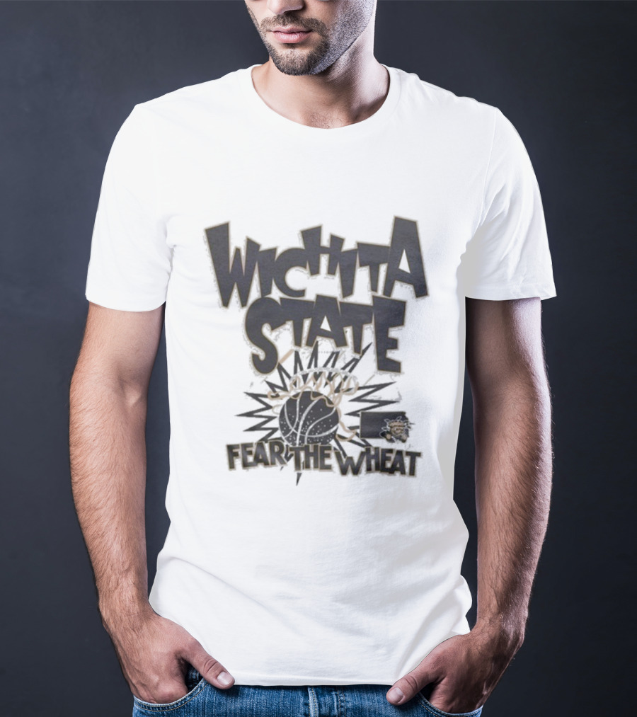 Wichita State Shockers Fear The Wheat Slam Basketball T-Shirt