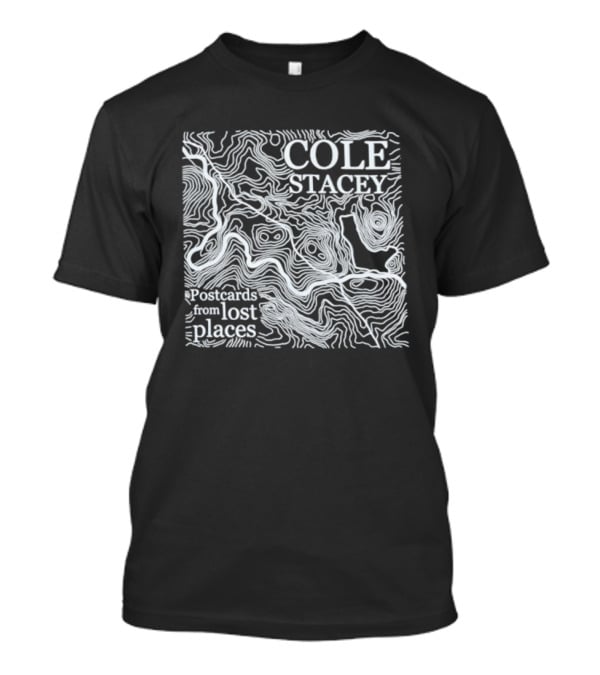 Cole Stacey Postcards From Lost Places Maze Lines Faces T-Shirt